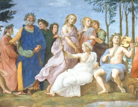 Rafael - El Parnaso (Estancia del Sello, Roma, 1511)