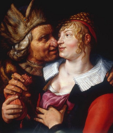 H.Goltzius, The Ill-Matched Couple