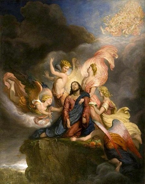 The Angels Ministering to Christ 1849