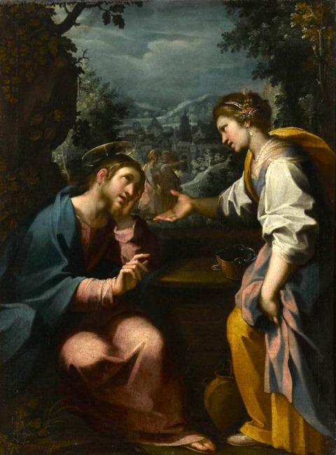 Jésus et la Samaritaine by Rutilio di Lorenzo Manetti
