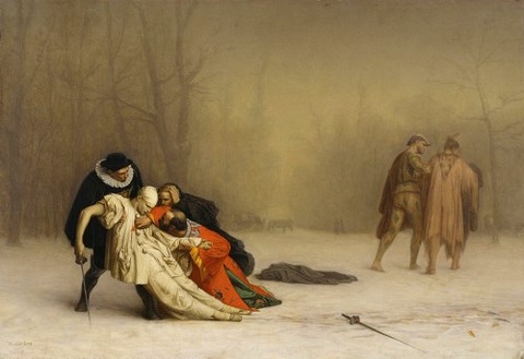 Jean-Léon_Gérôme The_Duel_After_the_Masquerade 1857-59