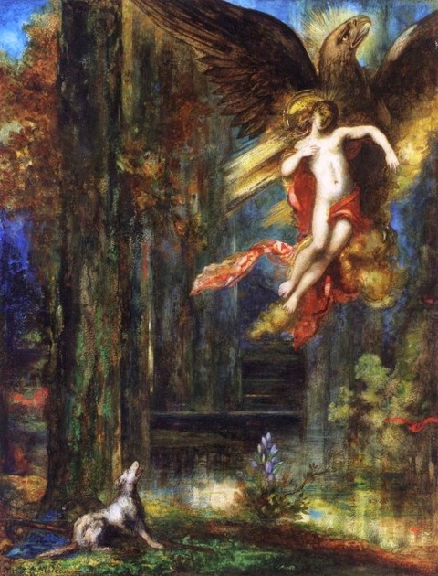 Gustave Moreau The Abduction of Ganymede 1886