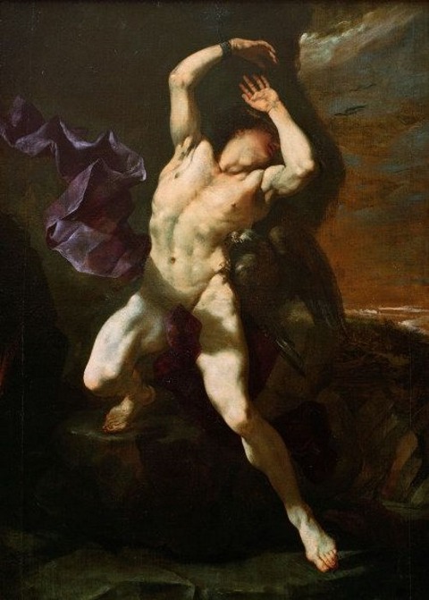 Prometheus, by Luca Giordano (1650-60)