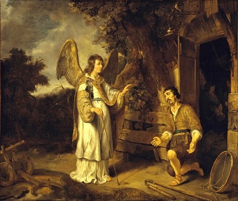 The Angel And Gideon by Gerbrand van den Eeckhout