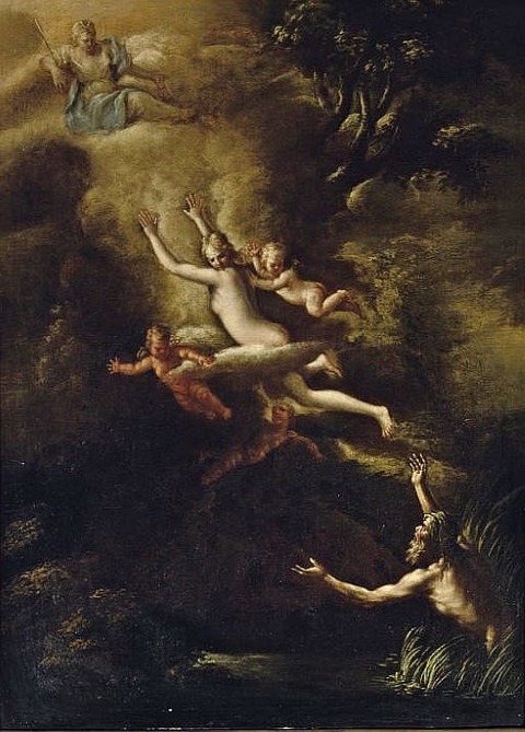 Glaucus fleeing from Skylla, Diana Nicola Vaccaro