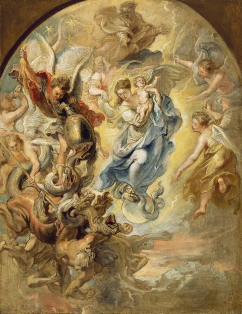 Rubens woman of apocalypse