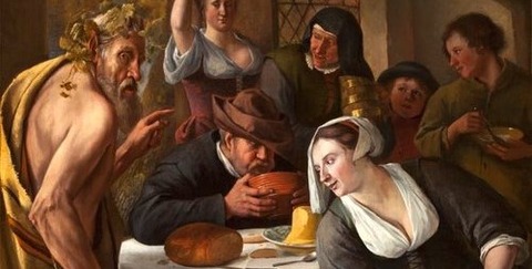 Jan Steen The Satyr and the Peasant 1660 -