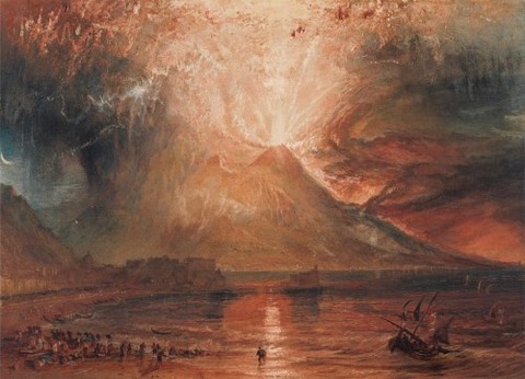 Joseph Mallord William Turner A Vezúv kitörése 1817-21