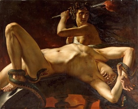 Ixion Chained In Tartarus by Abel de Pujol