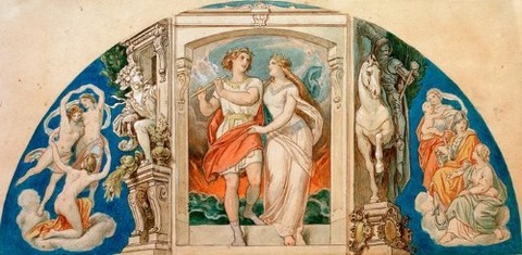 Marriage Figaro and Don Giovanni 1865-7 Moritz von Schwind