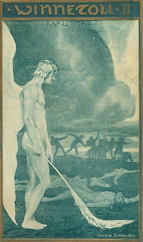 Buchdeckel des Romans Winnetou II von Karl May 1905