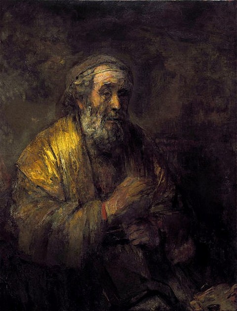 Rembrandt van Rijn Homer 1663