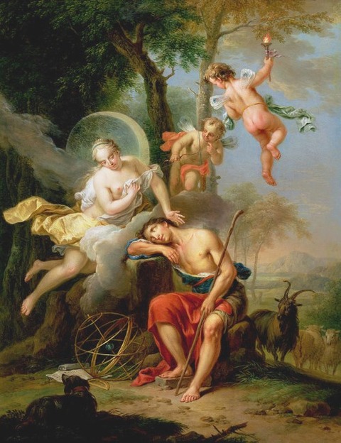 Diana And Endymion by Frans Christoph Janneck
