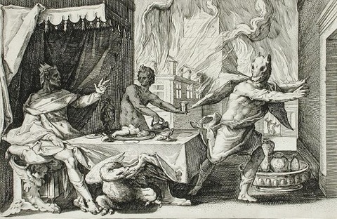 engraving Hendrik Goltzius 1589