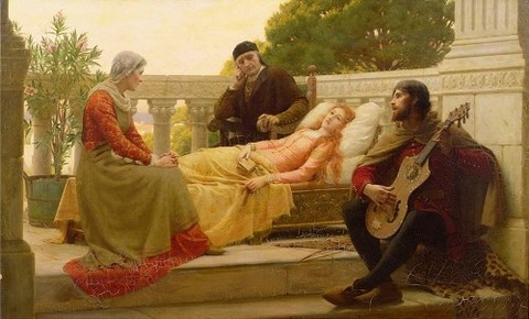 Edmund Blair Leighton - How Liza Loved the King 1890