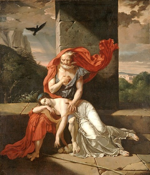 Oedipus At Colonus by Fulchran-Jean Harriet