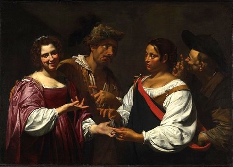 Simon Vouet - The Fortune Teller 1620