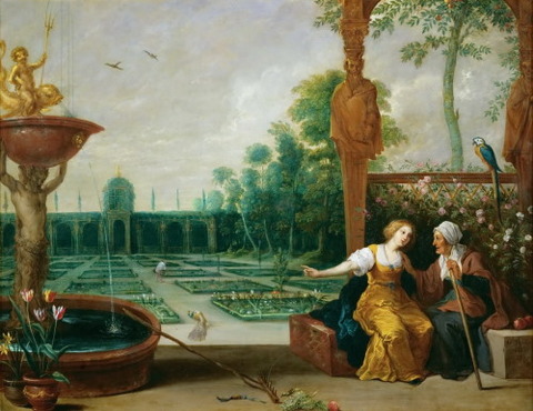 David Teniers the Elder - Vertumnus and Pomona
