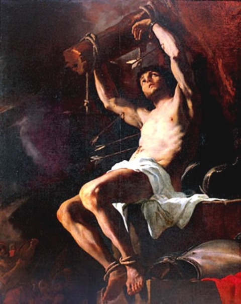 Mattia Preti (Il Cavalier Calabrese), Saint Sebastian, 17th