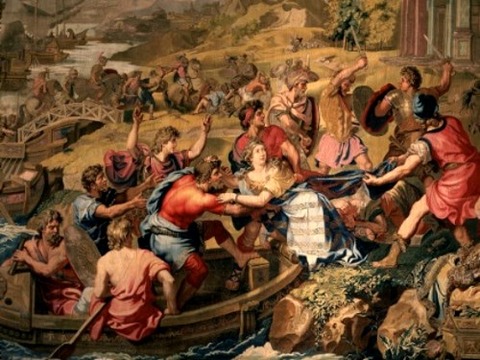 17th century tapestry kept in Cheverny Castle