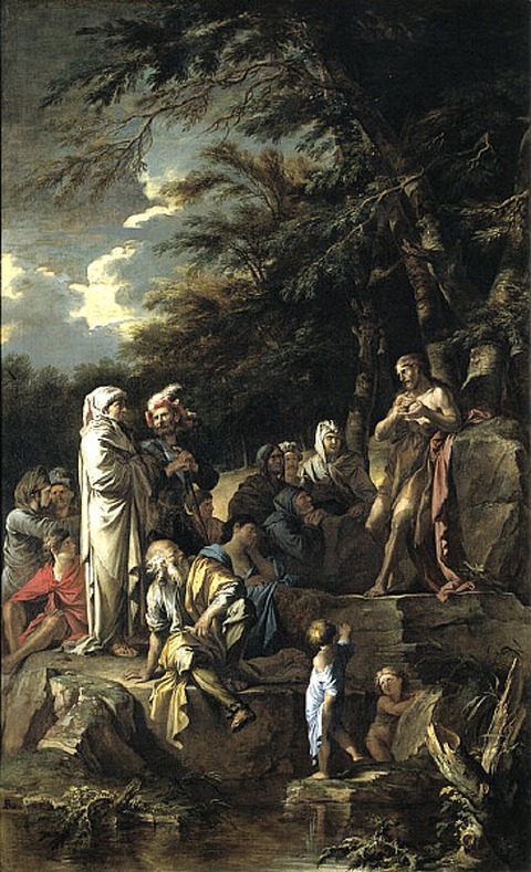John the Baptist Preaching in the Wilderness 1660