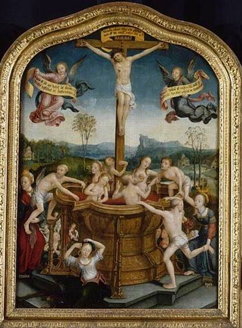 Triptyque du Bain mystique Bellegambe Jean 1470-1534