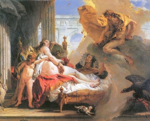 Giambattista Tiepolo Danae and Jupiter 18th