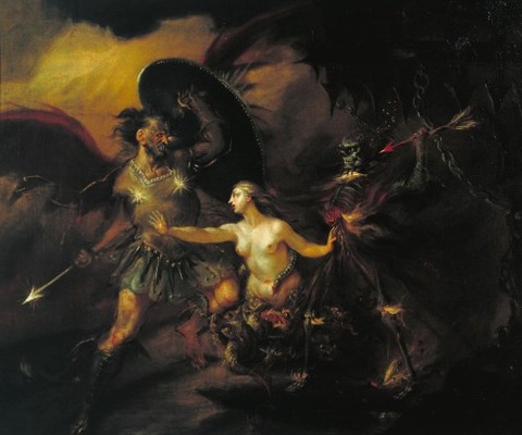 William Hogarth Satan, Sin and Death 1735-40