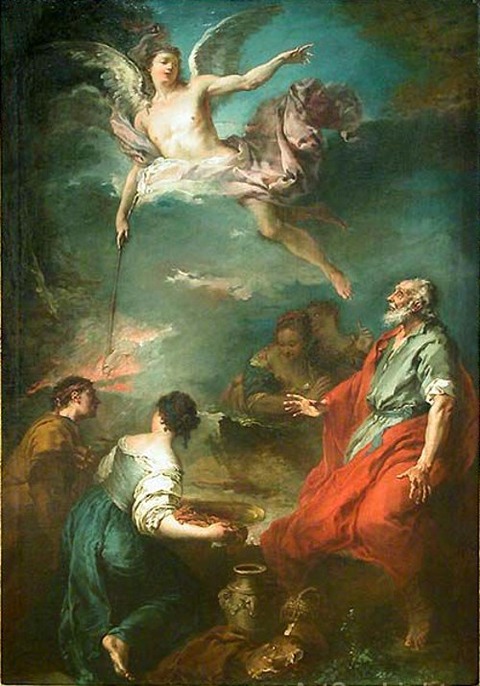 François BOUCHER Le Sacrifice de Gédéon