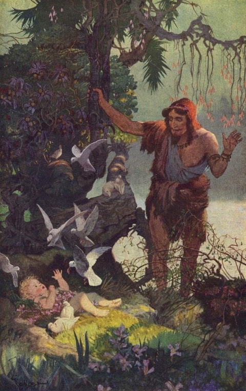 Shepherd finds the Babe Semiramis Ernest Wallcousins 1915
