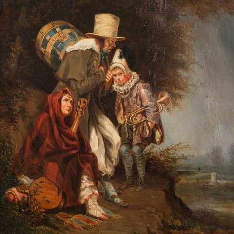 19th Century School, Circus Musicians
