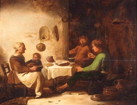 Benjamin Gerritsz Cuyp The Satyr and the Peasant Family 17th