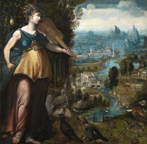 Franco-Flemish School 16th Allegory Music