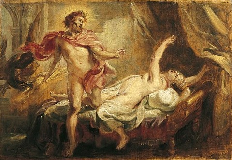 Peter Paul Rubens Death of Semele 1640