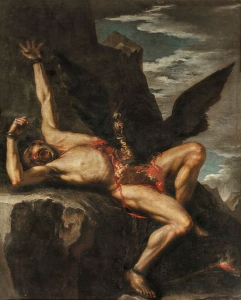 The Punishment of Prometheus, Salvator Rosa 1648 - 1650,