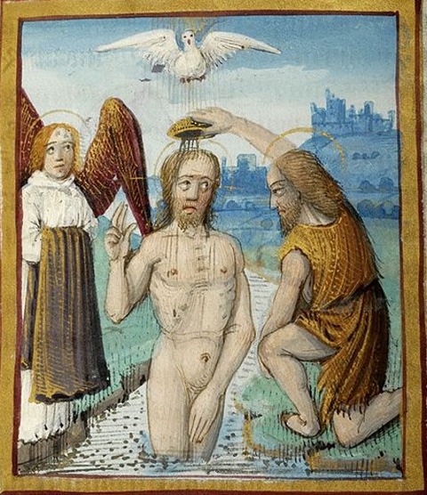 Christ   Baptism  Breviary  France   1511