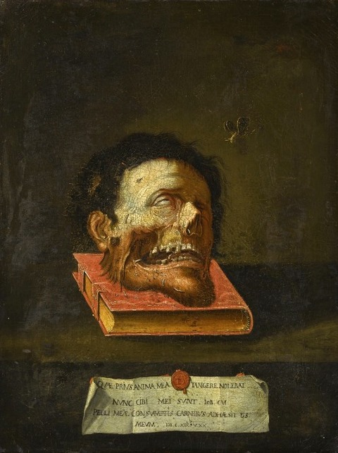 Macabre Momento Mori 1728 Follower of Jacopo Ligozzi