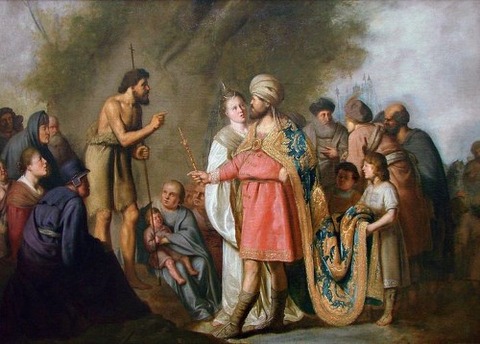 Pieter Fransz de Grebber hear preaching of John the Baptist