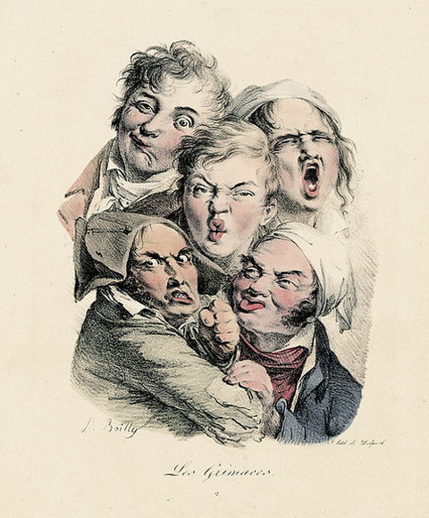 The Grimaces 1823 Louis Léopold Boilly