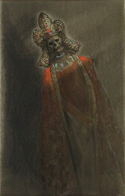 Armand Rassenfosse 1862-1934 La Mort Couronnée