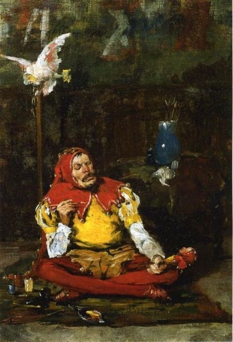William Merritt Chase - The King’s Jester, 1875