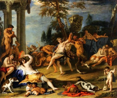 Bacchanal in Honour of Pan 1716 Sebastiano Ricci