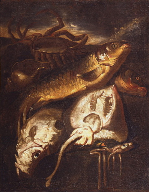 Giacomo Francesco Cipper 1664–1736 Still Fish Shellfish