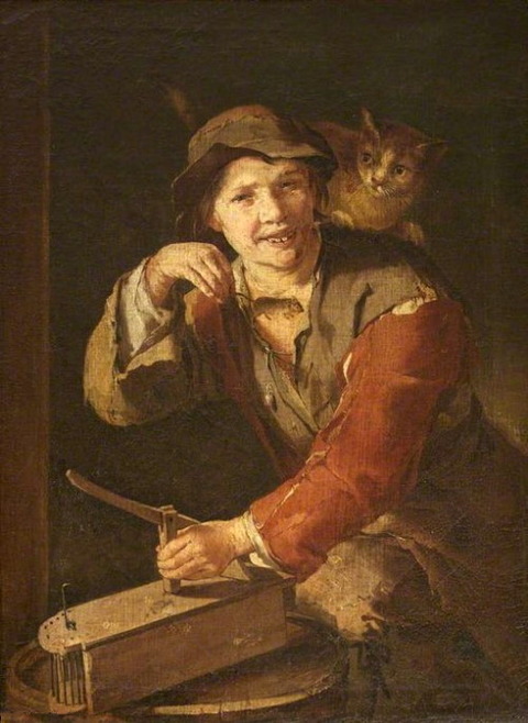 Mouse Hunt DE BRAEKELEER Ferdinand Giacomo Francesco Cipper