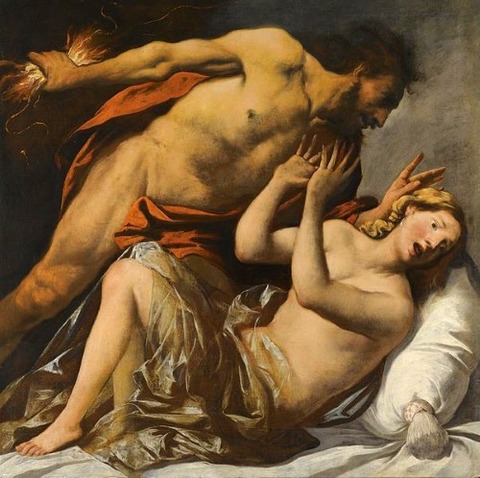 Jupiter and Semele by Pietro della Vecchia