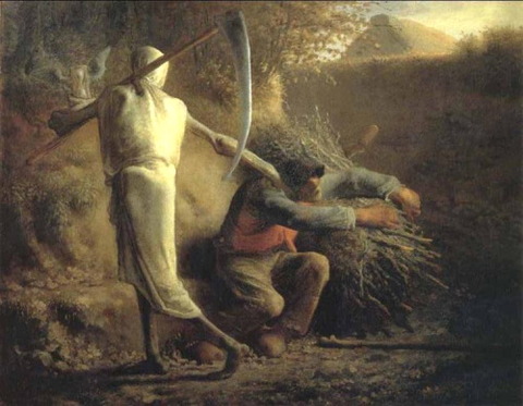 Jean-François Millet, La mort et le bûcheron 1859