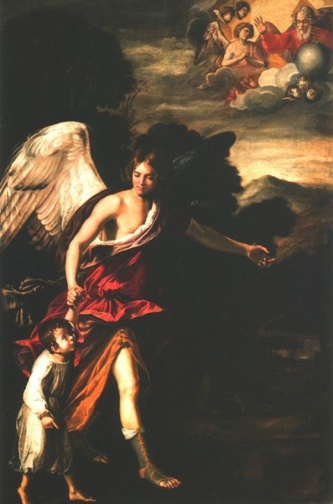 Matthias Stom, The Guardian Angel, 17th century