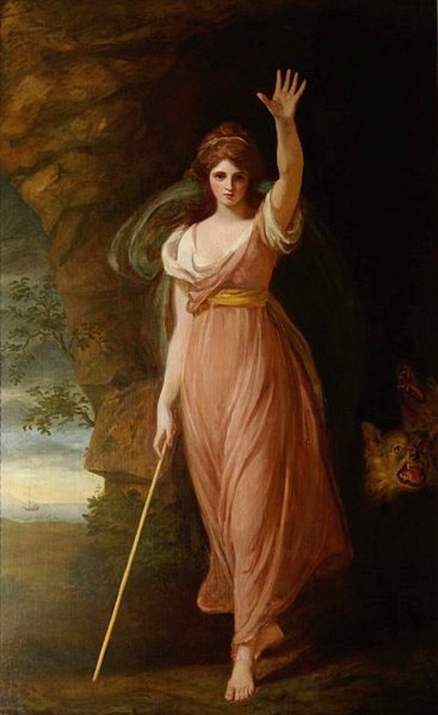 George Romney, Emma Hart, Lady Hamilton as Circe, 1782