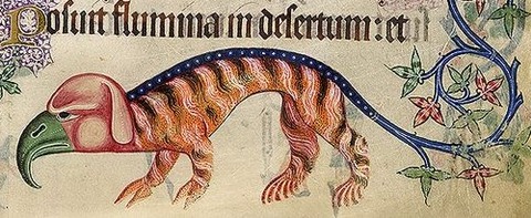 the margins of the Luttrell Psalter 1325-35 -