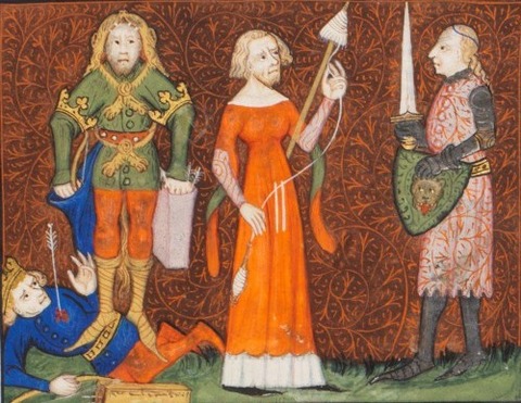 Heracles became a slave of Queen Omphale
